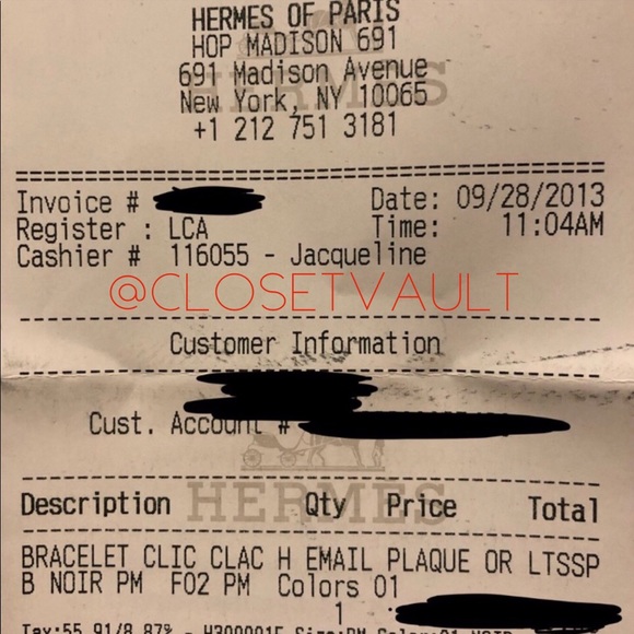 🧡SOLD🧡Hermes Clic Clac H Bracelet PM Wide Black - Picture 9 of 9